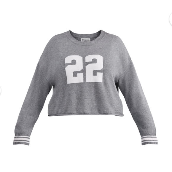 No Boundaries Graphic Pullover Sweatshirt Long Sleeves Lightweight Gray MEDIUM - Picture 1 of 7